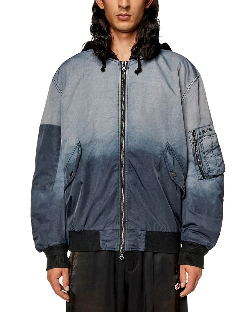 J-Common Hooded Bomber Jacket