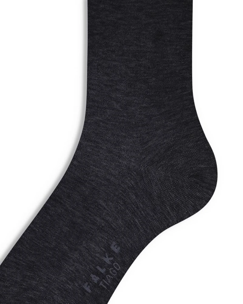 Cotton Blend Fil D'écosse Knee High Socks