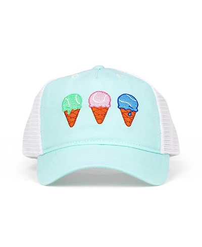 Ame & Lulu Unisex Sweet Serve Trucker Hat - Little Kid, Big Kid
