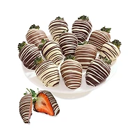 Chocolate Covered Company Premium Belgian Chocolate Covered Classic Strawberries, 12 Piece