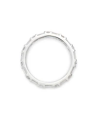 Diamond Eternity Band 14K White Gold, 0.75 tcw