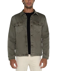 Liverpool Los Angeles Long Sleeve Flap Pocket Overshirt