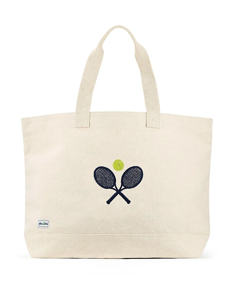 Ame & Lulu Crossed Racquets Country Club Tote