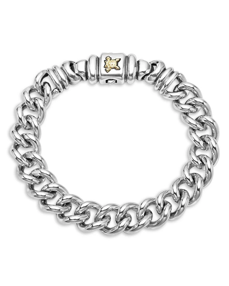 Sterling Silver Anthem Curb Chain Bracelet