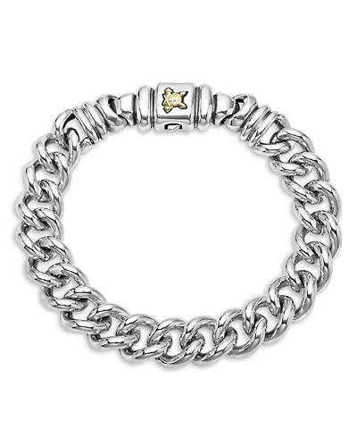 Sterling Silver Anthem Curb Chain Bracelet