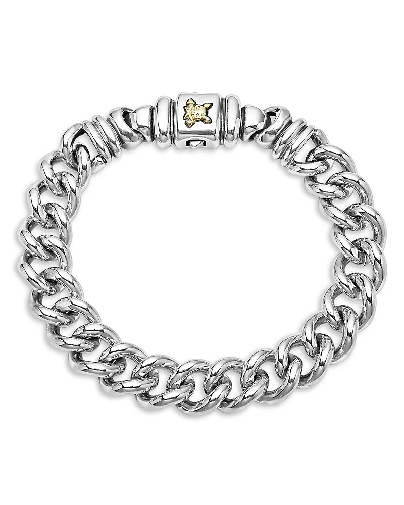 Lagos Sterling Silver Anthem Curb Chain Bracelet - Exclusive