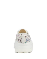 Women's Lace Up Low Top Platform Sneakers