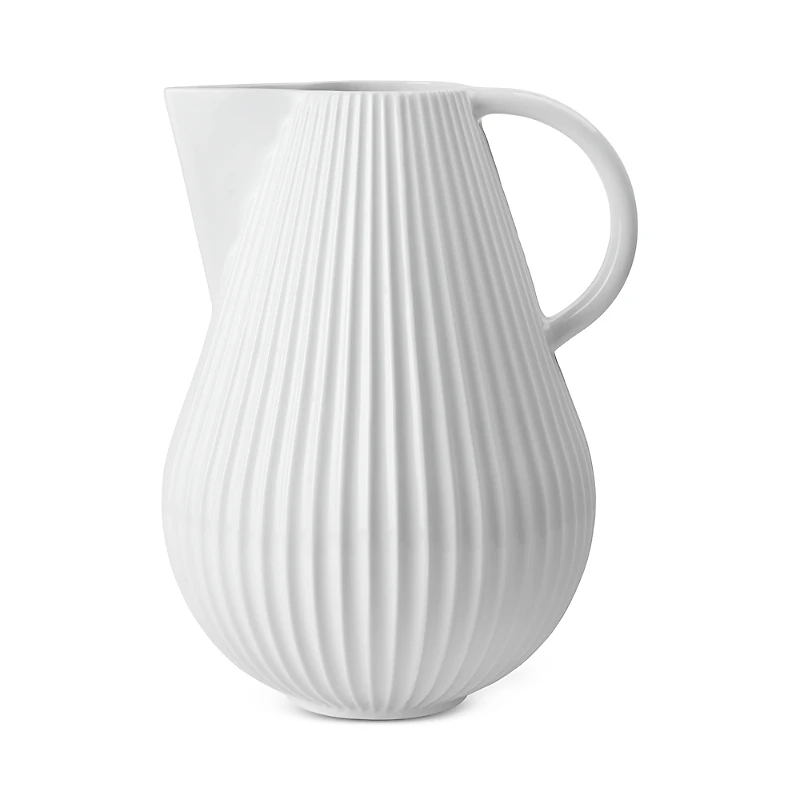 Rosendahl Lyngby Porcelain Tura Jug Vase, White