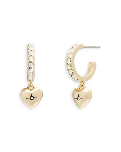 Iconic Heart Huggie Hoop Earrings