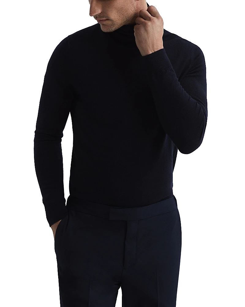 Reiss Caine Merino Wool Turtleneck Sweater