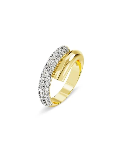 Dextera Crystal Bypass Ring