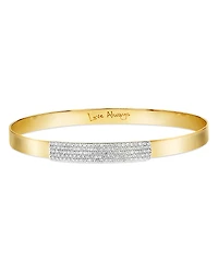 Phillips House Rhodium & 14K Gold Affair Diamond Bangle Bracelet