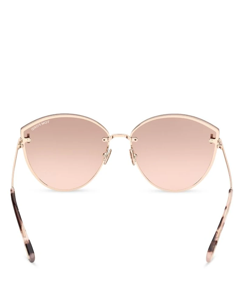 Evangeline Cat Eye Sunglasses, 63mm