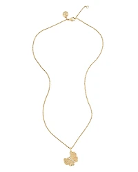 Anabel Aram Pave Butterfly Pendant Necklace