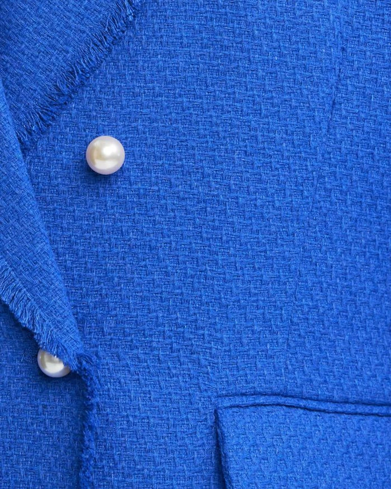 Courtney Boucle Double Breasted Blazer