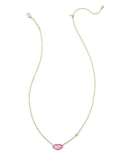 Lips Pendant Necklace, 18"