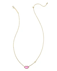 Lips Pendant Necklace, 18"