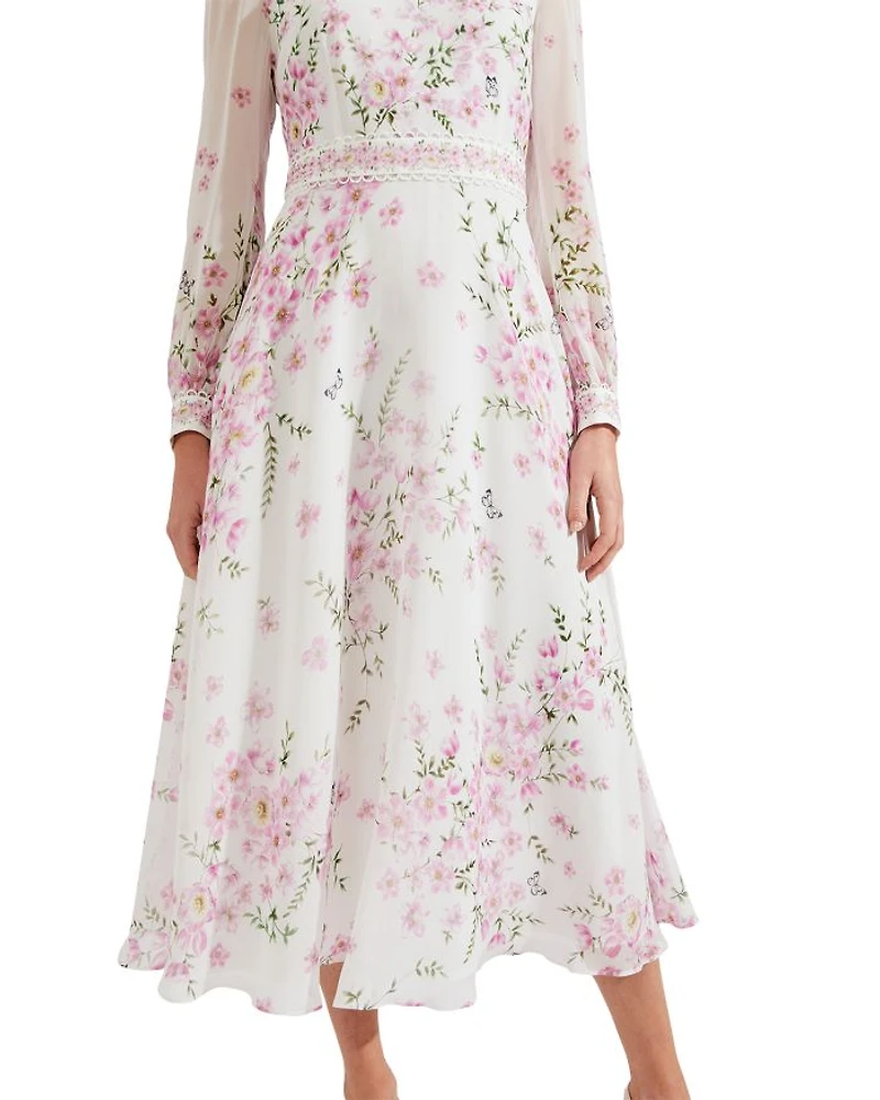 Skye Silk Midi Dress