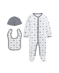 Boys' 3-Pc. Polo Bear Coverall Set - Baby