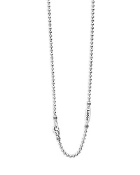 Men's Sterling Silver Anthem Ball Chain Pendant Necklace Collection - Exclusive