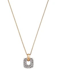 Bloomingdale's Fine Collection Diamond Cluster Open Pendant Necklace