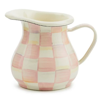 Rosy Check Enamel Creamer