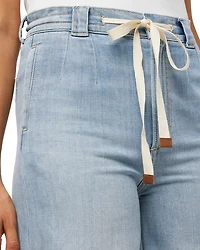 The Addison High Rise Cropped Wide Leg Jeans Admiration