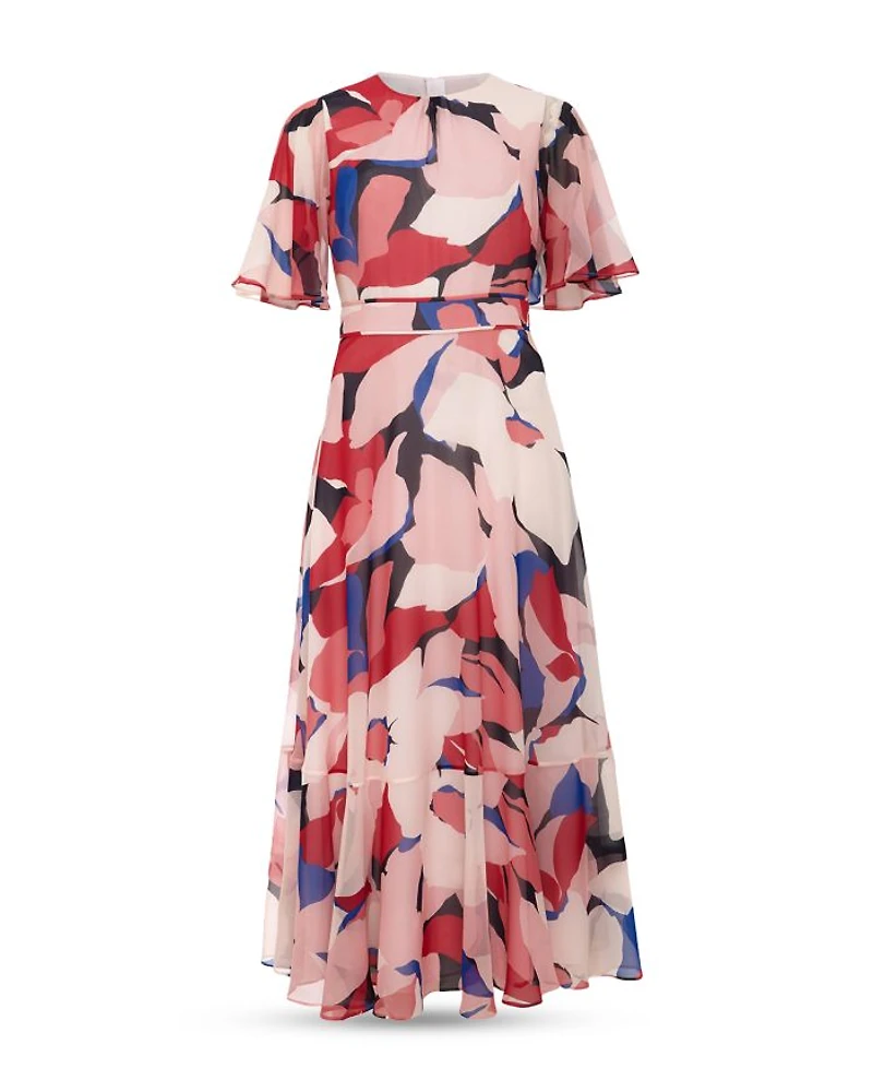 Freya Printed Silk Dress