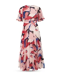 Freya Printed Silk Dress