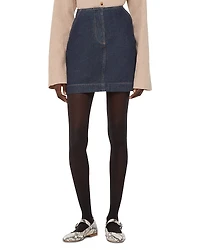 Whistles Denim Mini Skirt