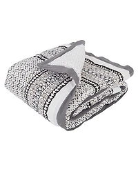 Malabar Baby Unisex Handmade Block-Printed Cotton Crib Quilt - Baby, Little Kid, Big Kid