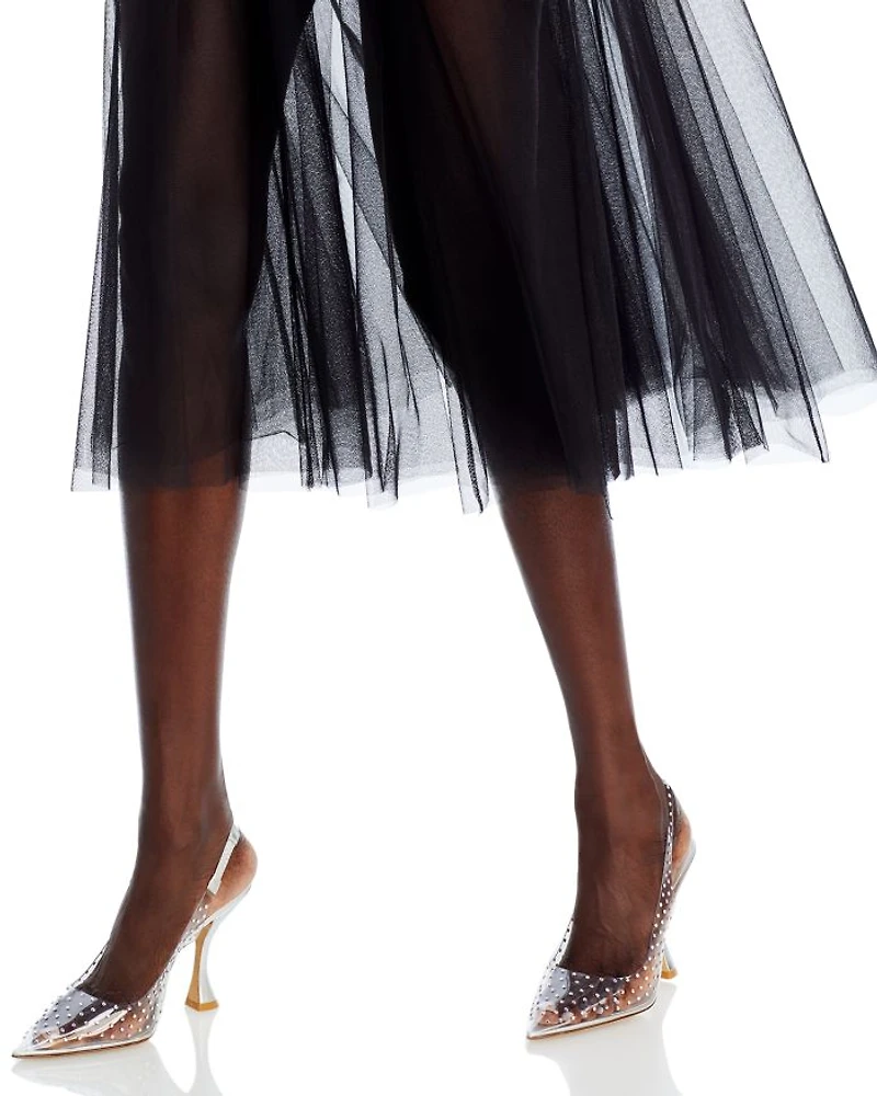 Tulle Midi Skirt - Exclusive