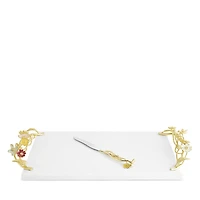 Michael Aram Wildflowers Cheeseboard with Knife