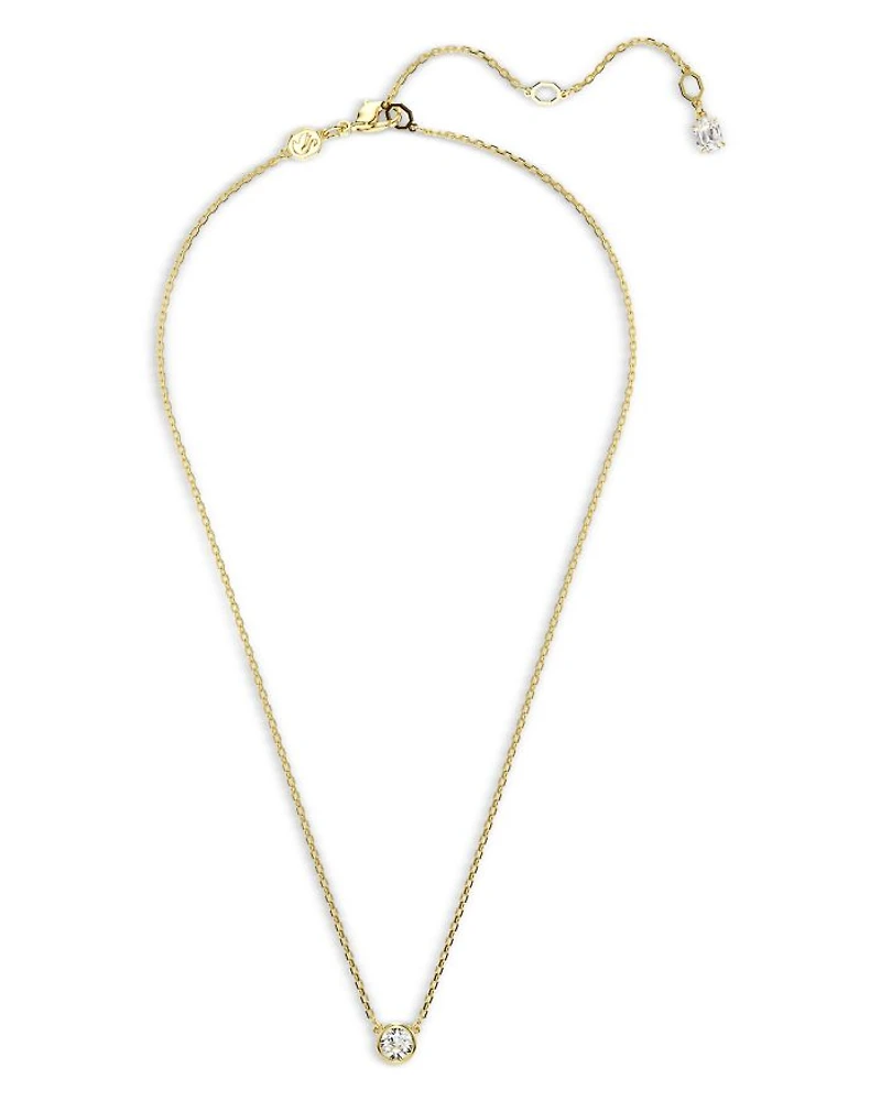 Imber Round Pendant Necklace, 15"