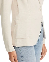 Fitted Linen Blazer