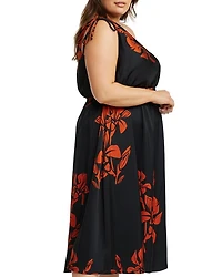 Morocco Blooms One Shoulder Dress