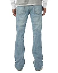 Walker Kick Flare Distressed Jeans Resort Blue