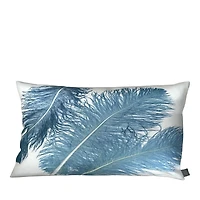 Aviva Stanoff Plume Twilight Ivoire Eco Suede Collection Pillow