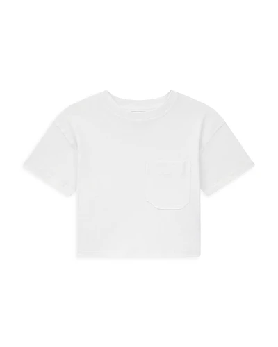 DL1961 Girls' Short Sleeve Pocket Tee - Big Kid
