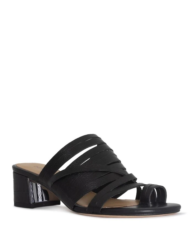 Women's Strappy Slip On High Heel Sandals