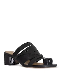 Women's Strappy Slip On High Heel Sandals