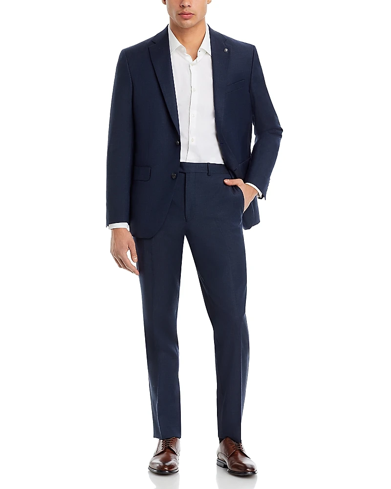 Jack Victor Napoli Sharkskin Regular Fit Suit