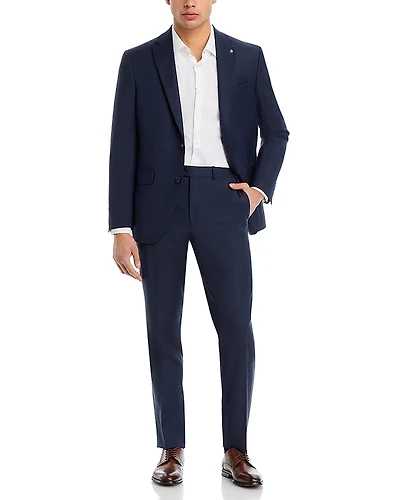 Jack Victor Napoli Sharkskin Regular Fit Suit