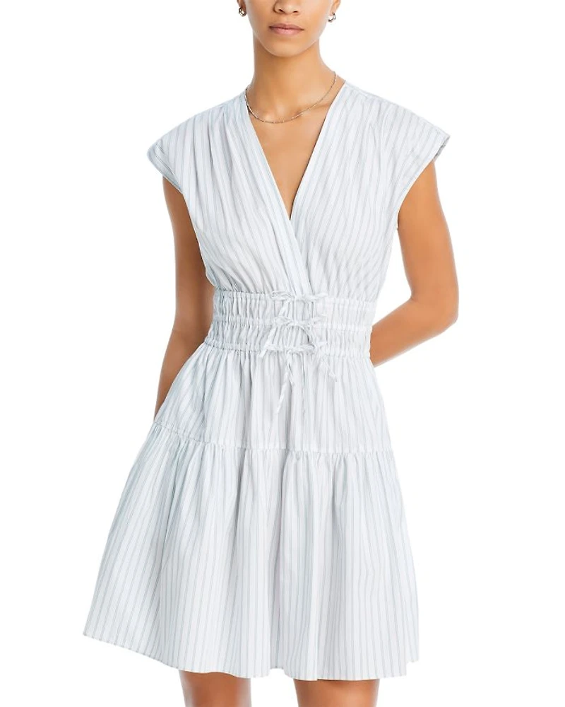 Tora Cotton V Neck Dress