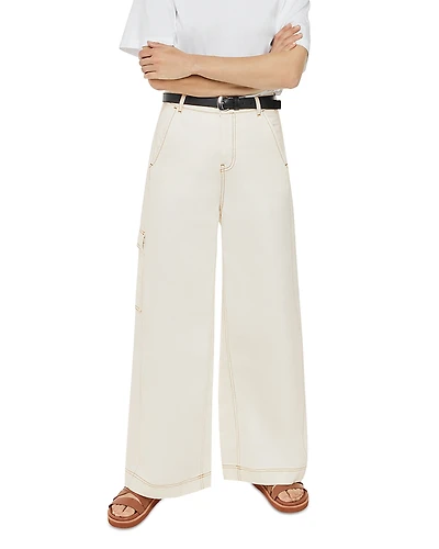 Whistles Wide Leg Cargo Jeans