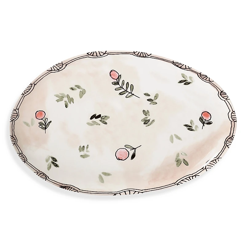 Serax Marni Mirtillo Nude Oval Platter