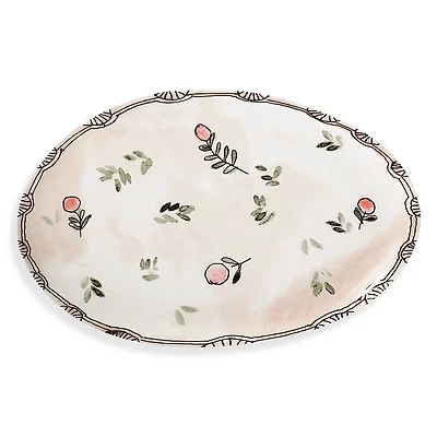 Serax Marni Mirtillo Nude Oval Platter