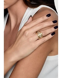 Enchanted Forest Multi Stack Ring 18K Gold Plated