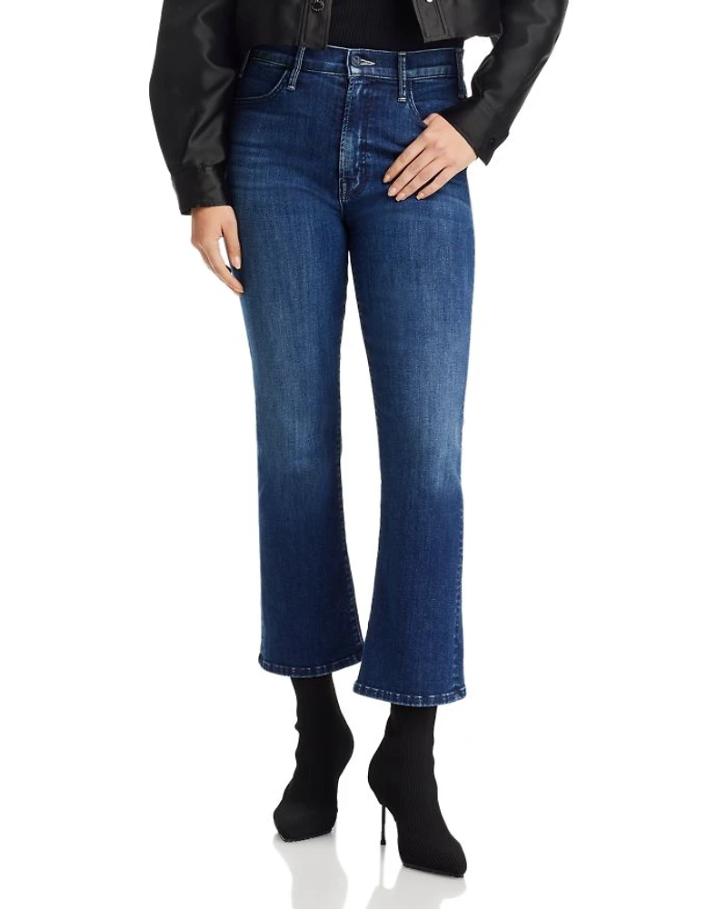 The Lil' Hustler Petites High Rise Cropped Straight Jeans Heirloom
