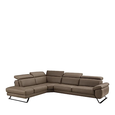 Chateau d'Ax Tremezzo Two Piece Leather Sectional